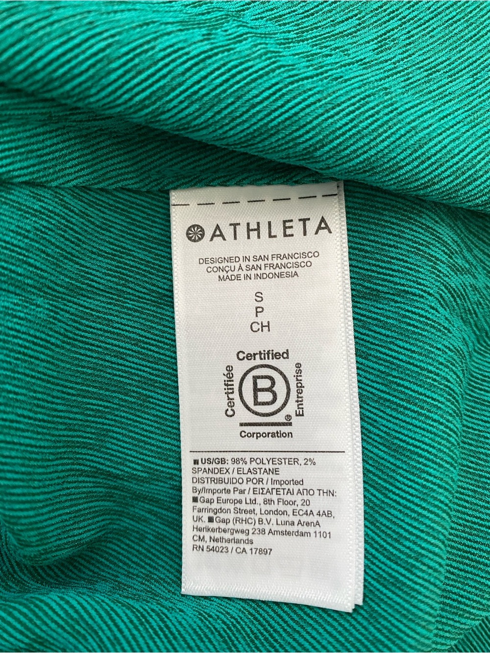 Athleta Women's Solid Emerald Green Echo Midi Dress Ruched Waist SP Casual - Picture 7 of 9